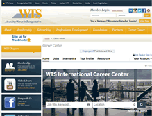 Tablet Screenshot of careers.wtsinternational.org